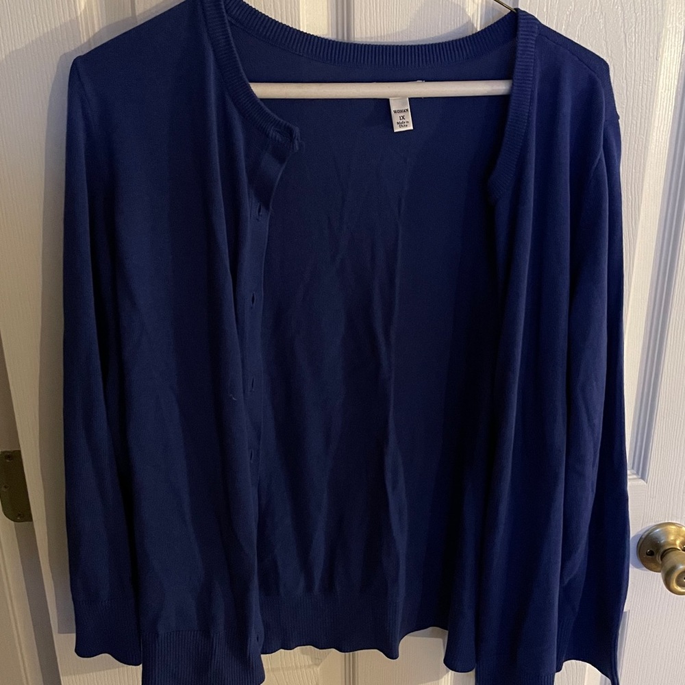 Royal Blue Cardigan!